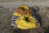 Pallet of JD Rear Wheel Weights
