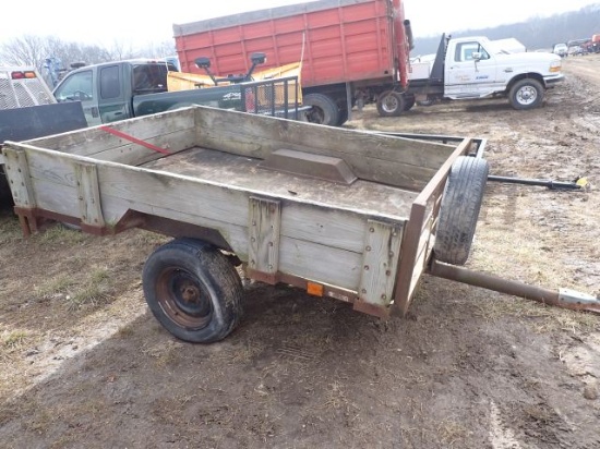 Homemade Wood Hauling Trailer