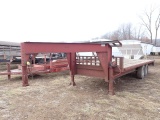 1996 Gooseneck Flatbed Trailer