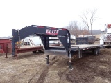 2015 Gooseneck Flatbed Trailer