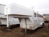 2000 Calico 3 Horse Trailer