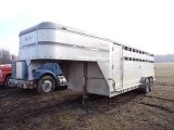 2000 Kiefer 7' x 20' Livestock Trailer