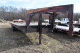 1989 Homemade Flatbed Gooseneck Trailer