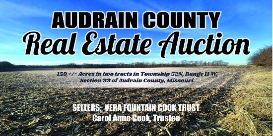 Audrain Co Real Estate Auction-Fountain Cook Trust