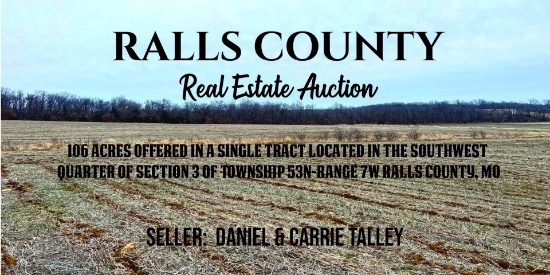 Ralls Co Real Estate Auction-Talley