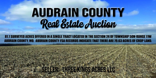 Audrain Co Real Estate Auction-Three Kings Acres