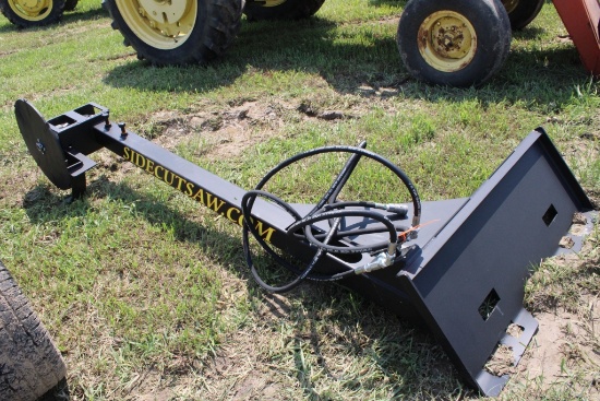 Side Cut Skidsteer Boom Tree Saw
