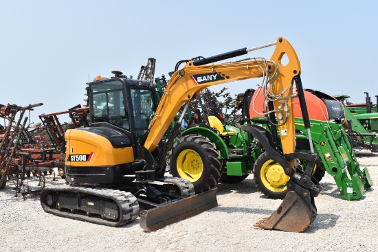 Sany SY50U Mini Excavator, 2023