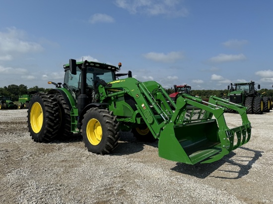 John Deere 6R155 Tractor, 2023