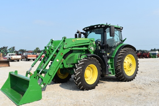 John Deere 6155R Tractor, 2016