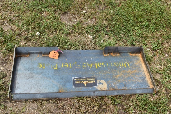 Landhonor Skidsteer Universal Adapter Plate
