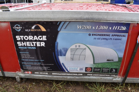 Golden Mountain Dome Storage Shelter