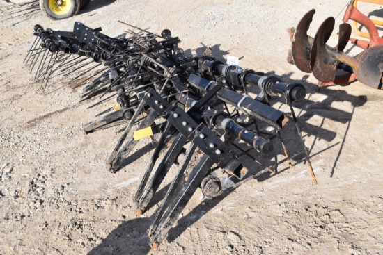 4 Gang Mounted Spring Tooth Harrow