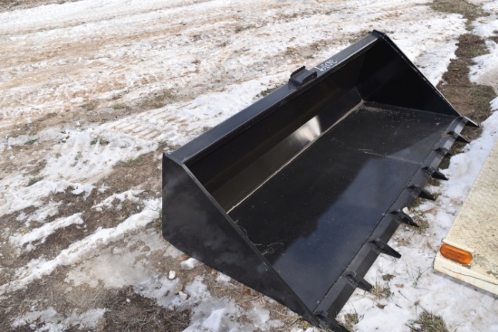 78" Skidsteer Bucket w/ Teeth