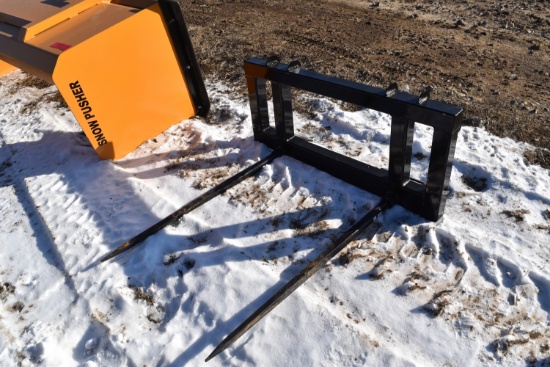 Skidsteer Bale Spears