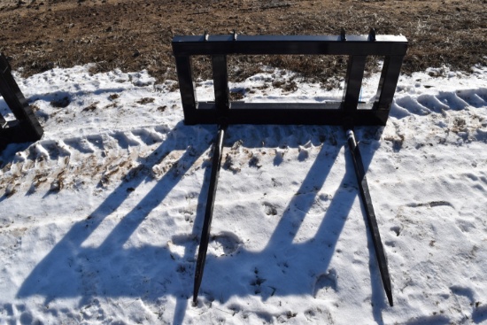 Skidsteer Bale Spear
