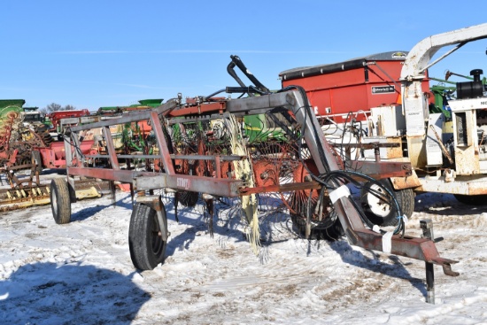 12 Wheel Hi-Capacity Wheel Rake