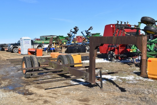 Gooseneck 8 Bale Hay Trailer