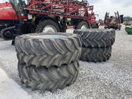 650/65R38 Floater Tires off of CIH 4440 Sprayer