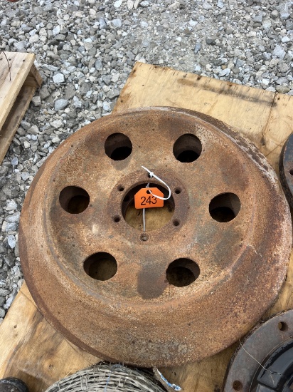 Pair of Steel Wheels