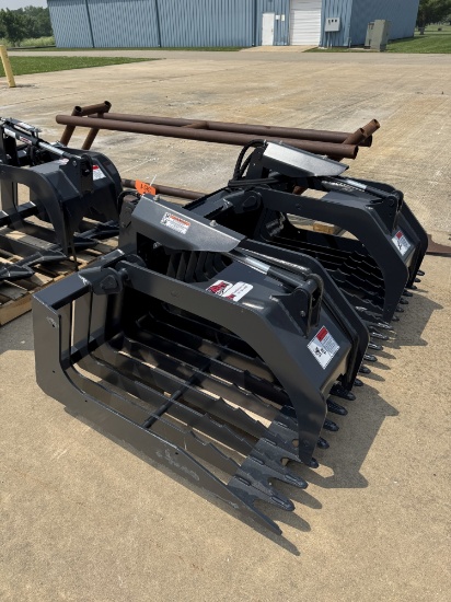 Stout 69-3B Grapple w/ Skidsteer QA