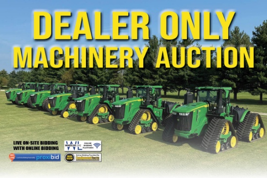 Dealer Only Machinery Auction-Paris, MO