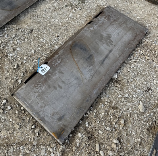 Solid Full Weldable Quick Attach Blank Plate