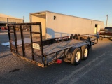 2018 MODEL 16' TANDEM AXLE TRAILER