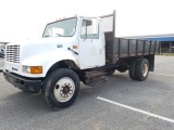 2000 INTERNATIONAL 4700 SINGLE AXLE FLATBED DUMP