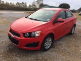 2015 CHEVROLET SONIC RED-RECON TITLE