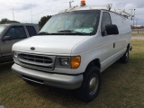 2000 FORD E250 WHITE