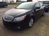 2012 BUICK LACROSSE BLACK