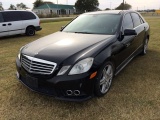 2010 MERCEDES E350 BLACK