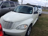 2007 CHRYSLER PT CRUISER CONVERTIBLE WHITE