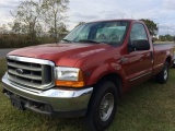 1999 FORD F-250 RED