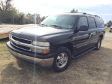 2002 CHEVROLET SUBURBAN BLACK