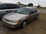 1998 TOYOTA COROLLA GOLD