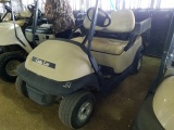 CLUB CAR GOLF CART WITH BED WHITE