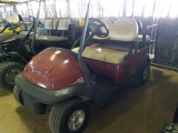 CLUB CAR GOLF CART WITH BACK SEAT MAROON