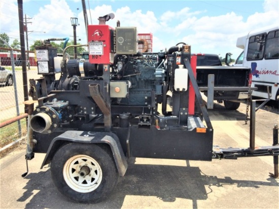 Magnum trailer mounted 6” water pump