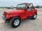 1989 Jeep Wrangler Aluminum Wheels