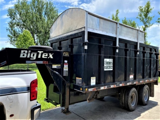 2016 Big Tex model 25DU dump trailer
