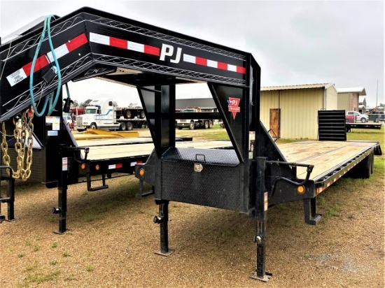 2021 PJ gooseneck 40’ flatbed trailer