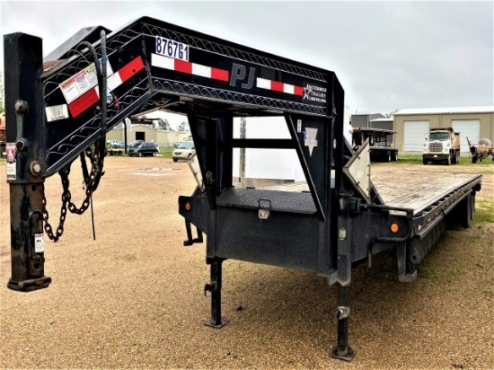 2013 PJ gooseneck 40’ flatbed trailer
