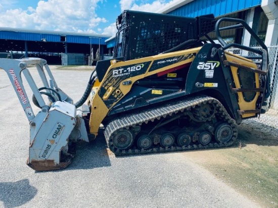 2019 ASV RT120F skid steer loader