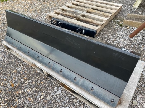 NEW adjustable dozer blade for stand on skid steer