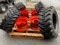 set of 4 NEW skid steer tires & wheels