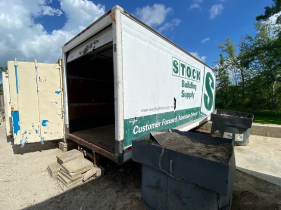 24’ truck van dry box used for storage