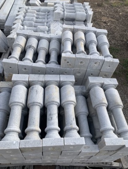 Collection of American made solid marble columns