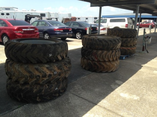 9 1300 X24 FOAM FILLED FORK LIFT TIRES